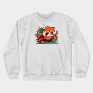 Cute Red Panda Crewneck Sweatshirt